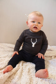 Merino Top -Stag Print - BBM4