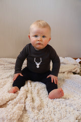 Merino Top -Stag Print - BBM4
