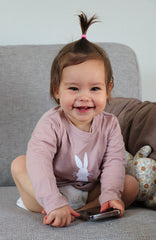 Merino Top - Bunny Print - BBM3
