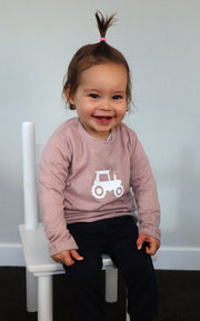 Merino Top - Tractor Print - BBM5