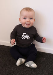 Merino Top - Tractor Print - BBM5
