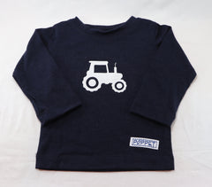 Merino Top - Tractor Print - BBM5