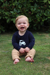 Merino Top - Tractor Print - BBM5