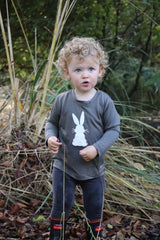 Merino Top - Bunny Print - BBM3